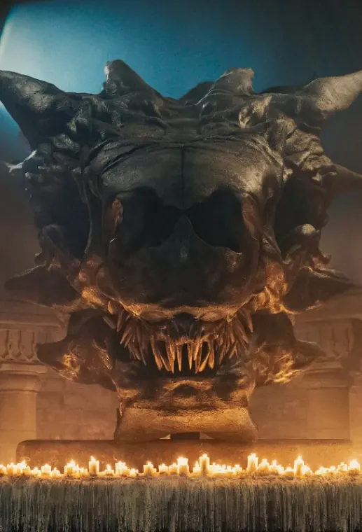 Balerion en un fotograma de la serie