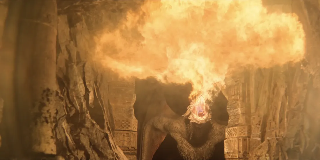 Sueñafuego en un fotograma de la serie
